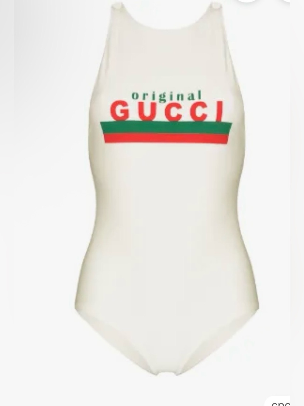 Authentic Gucci Logo Print Bathing Suit Medium